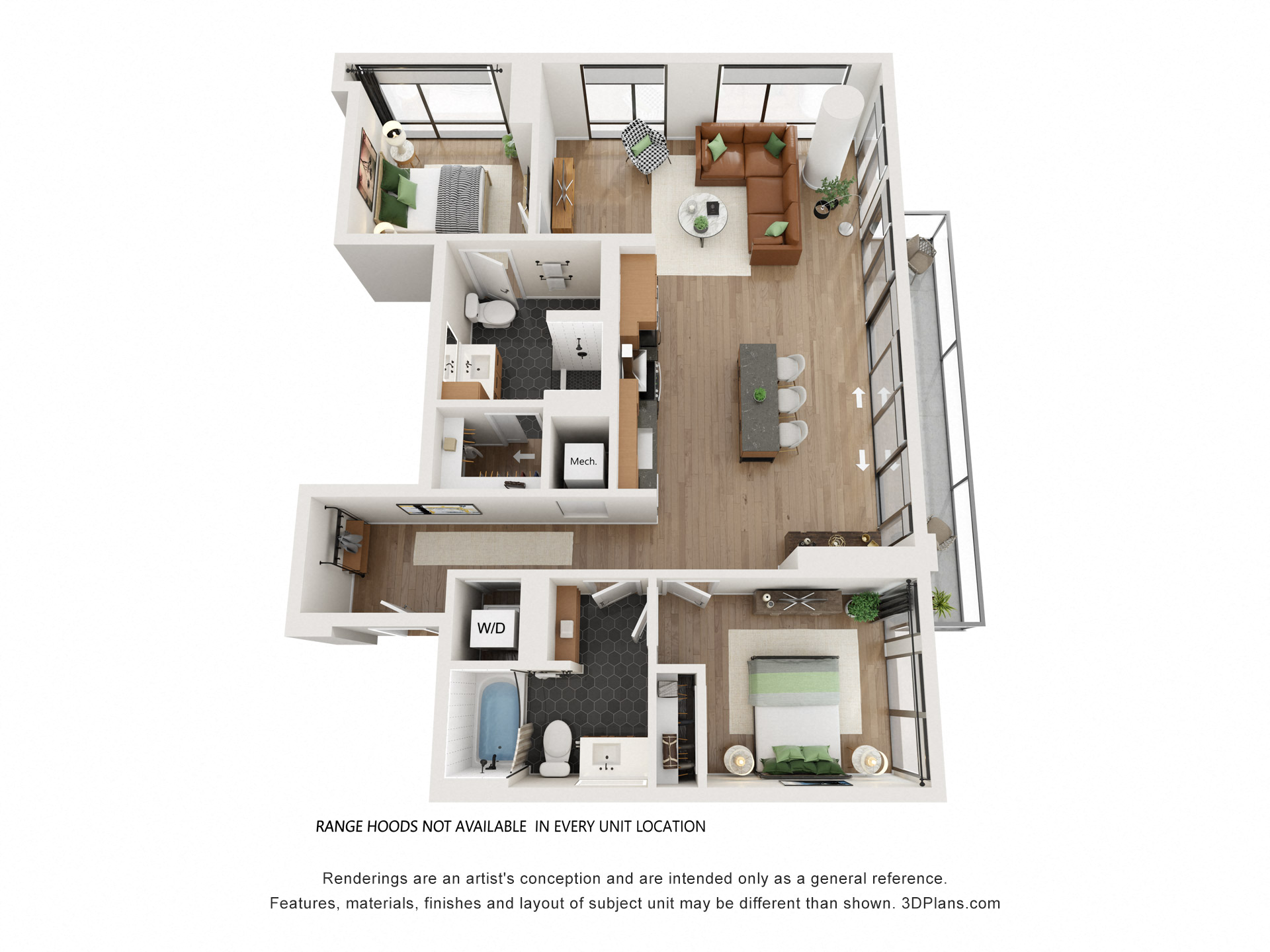 Gables Union Market B7 Floorplan